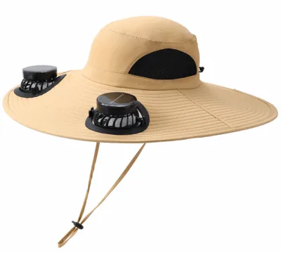solar fan hat vendor