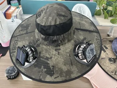 solar fan hat factory