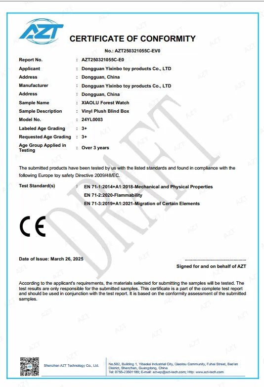 CE certificate CE certificate