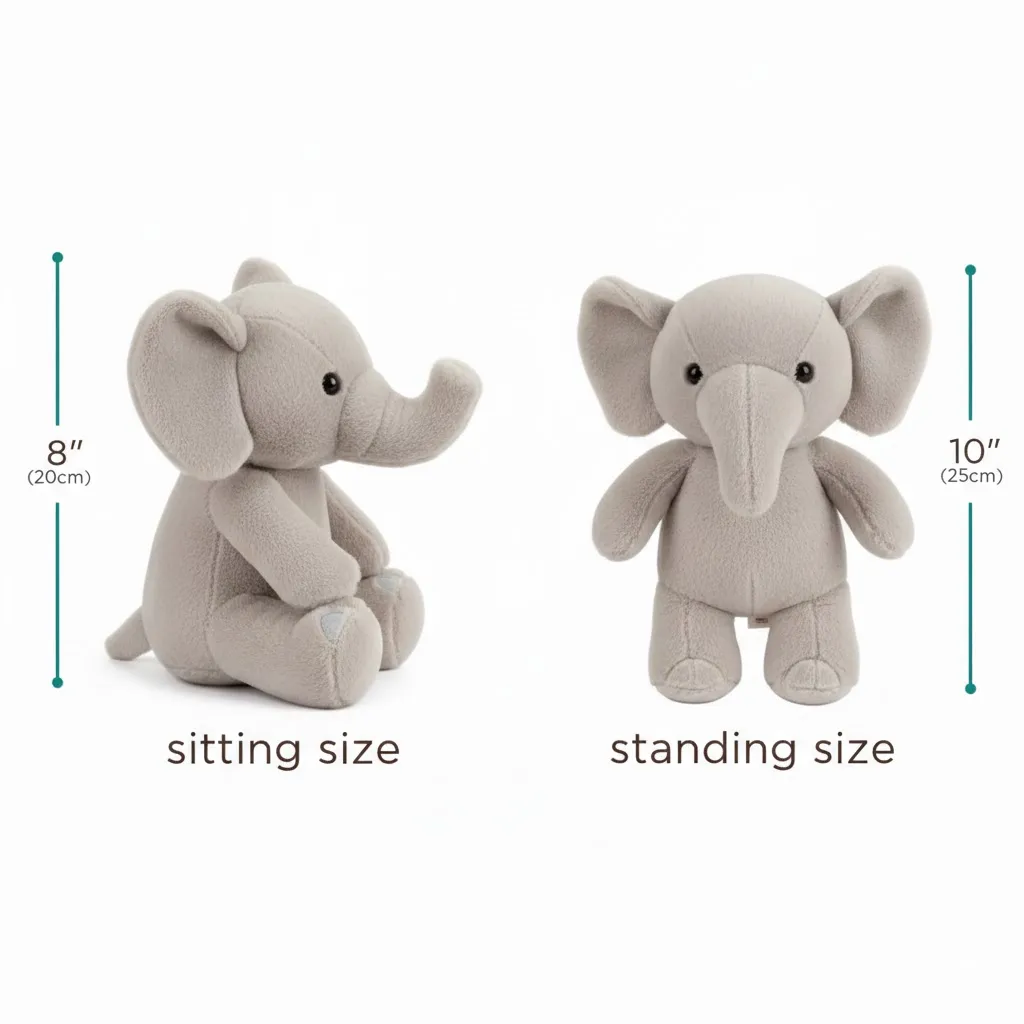 plush toy size plush toy size